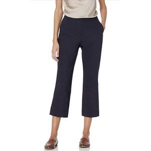 Lark & Ro Women's   Stretch Trousers Curves, Pant, Atlantic Navy Size 2 New